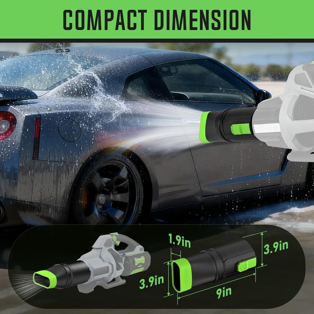 Efficient 360° Adjustable Car Drying Nozzle for EGO Leaf Blower Models 530-765