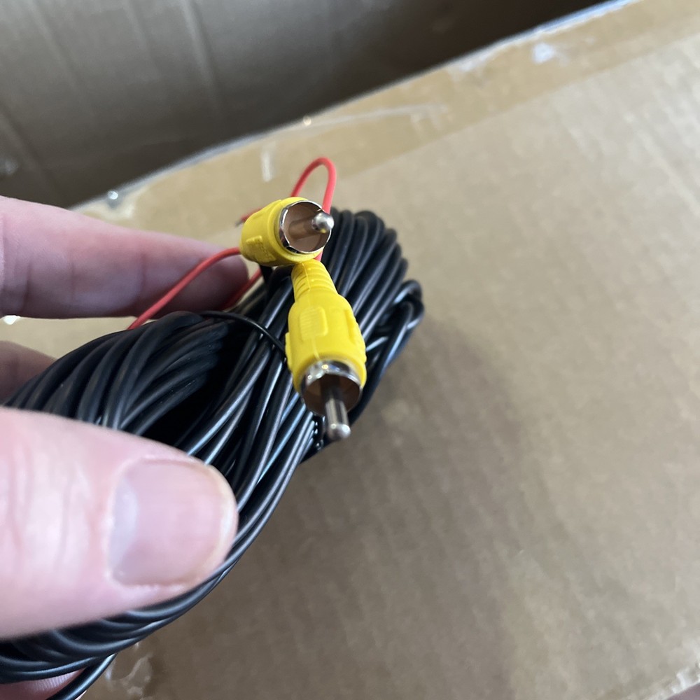 COMBO CAMERA PURCHASE UPGRADE ONLY **SINGLE 25' VIDEO CABLE**