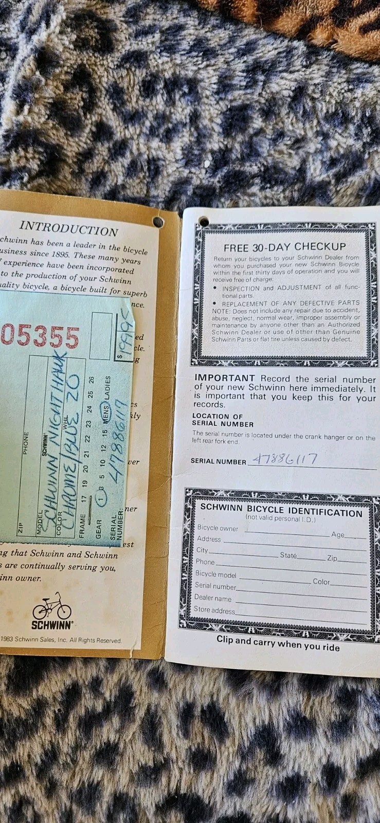 Schwinn Predator 1983 Old school BMX bike FRAME The Sting TRX Forks SE GT Chrome