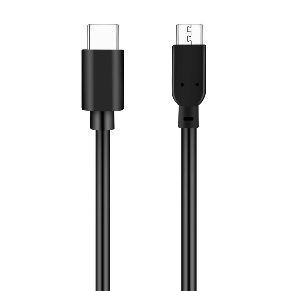 USB-C to Micro USB Cable 4FT, Fast Charging & Data Sync, 4 Feet, Black