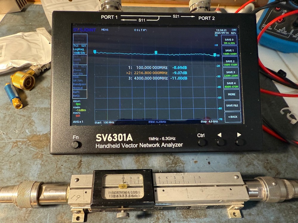 WEINSCHEL SLIDE VARIABLE ATTENUATOR MODEL 2833-1