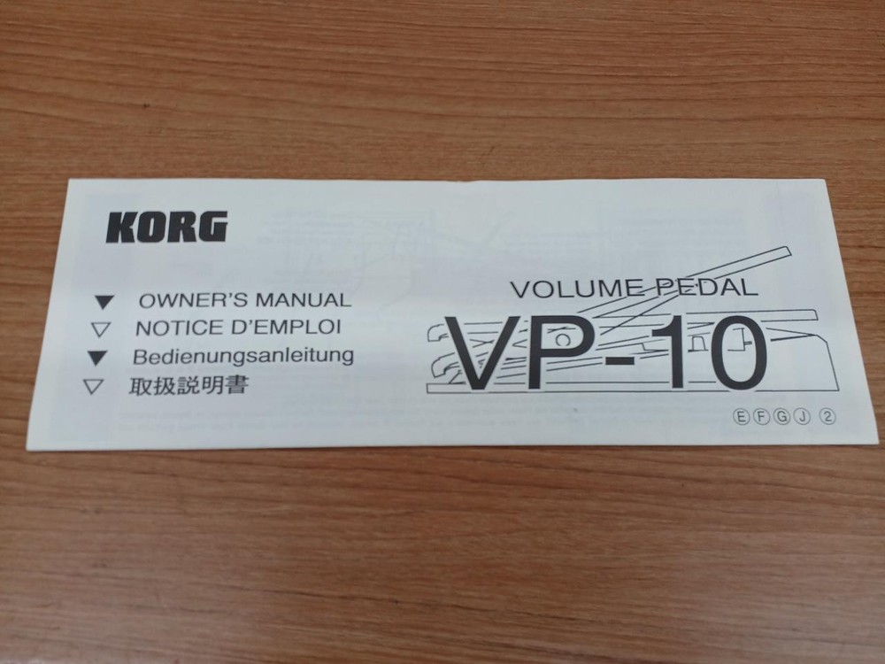 Korg Vp-10 Volume Pedal