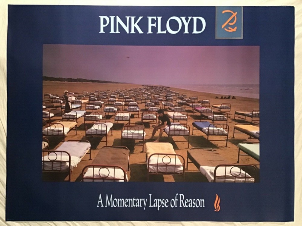 Pink Floyd 1987 Huge Promo Poster A Momentary Lapse Of Reason