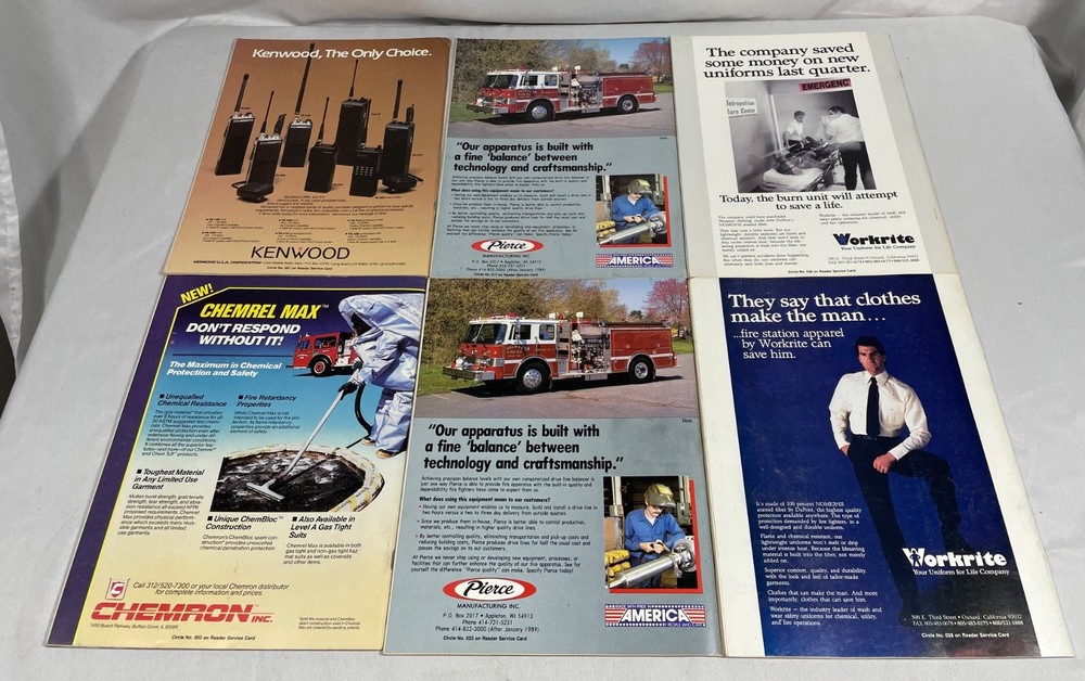 FIRE COMMAND magazine 12 issues from 1989