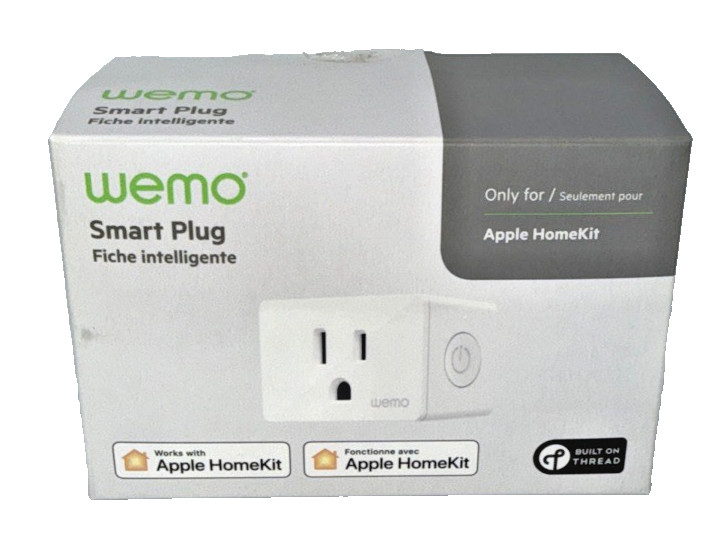 WeMo Smart Plug WSP100 Thread | Apple HomeKit | Bluetooth | NFC - Pre-Owned