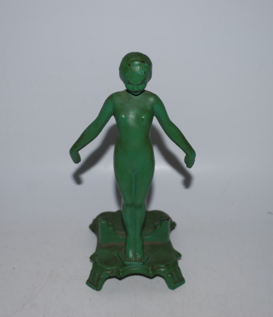 Antique Frankart Style Art Deco Female Figural Nude Lamp Base Only