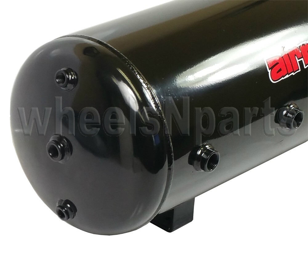 8 Gallon Steel Air Tank 9 Port Air Suspension Train Horn Air Ride Kit