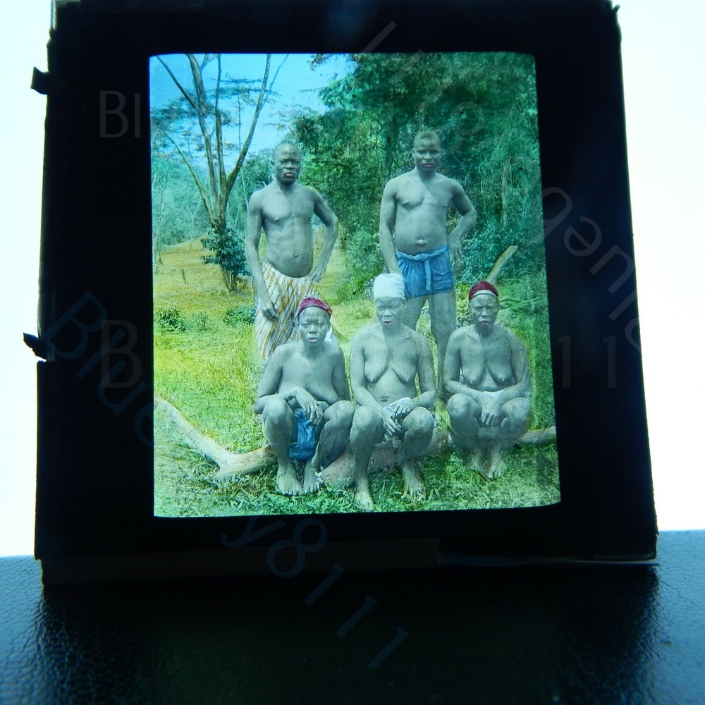 Colonial west africa Natives magic lantern