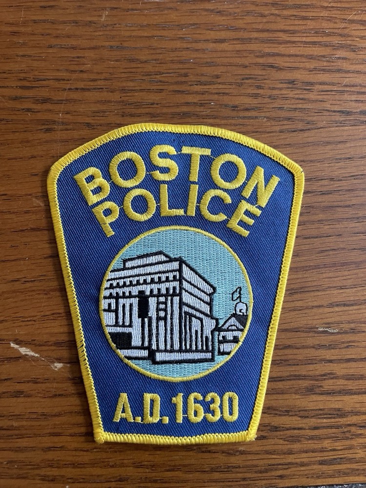 Boston Massachusetts Police Uniform Patch