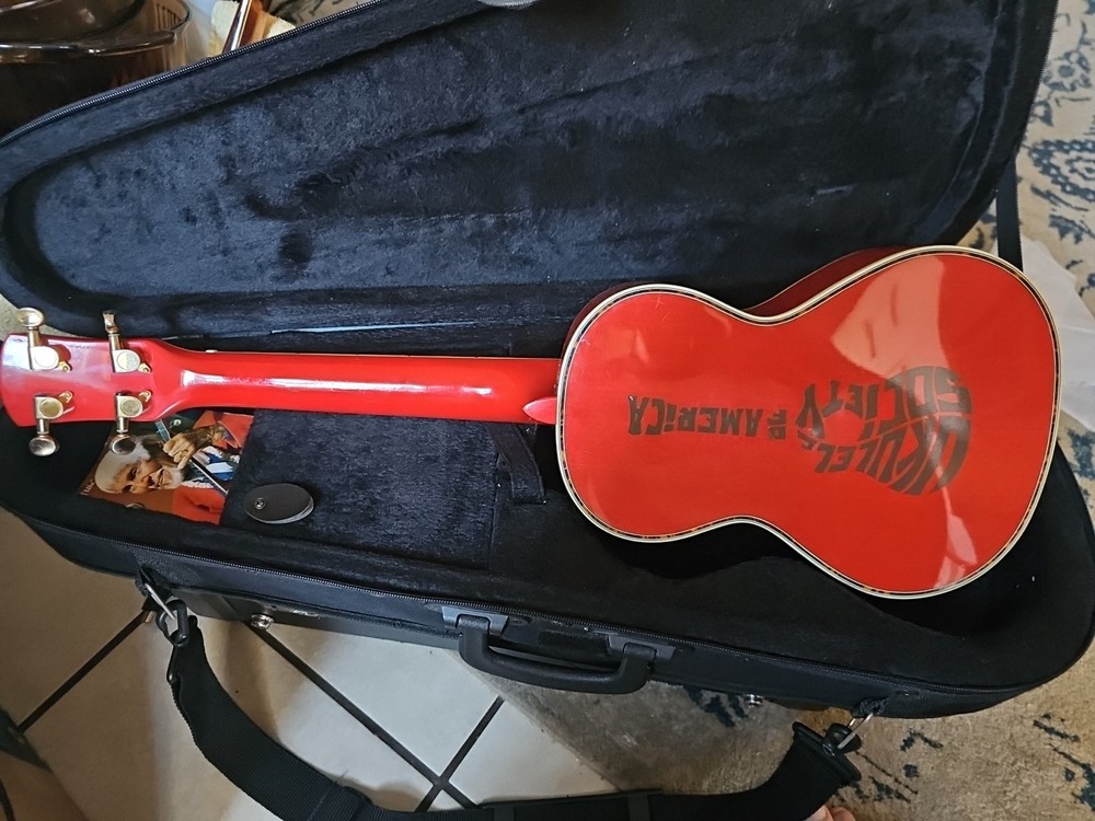Rare Bill Tapia Custom Red Tenor Ukelele