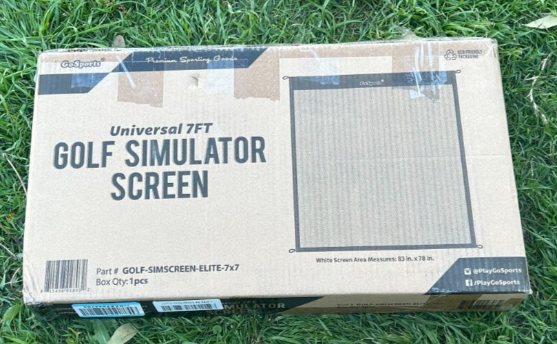 7 ft Golf Simulator Impact Screen - READ DESCRIPTION
