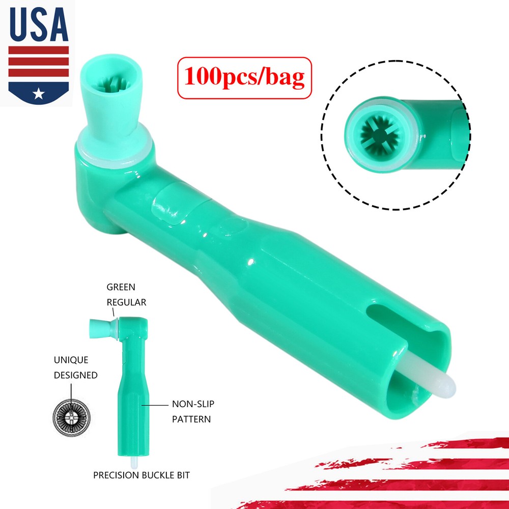100 pcs Dental Disposable Prophy Angles Soft Top Quality