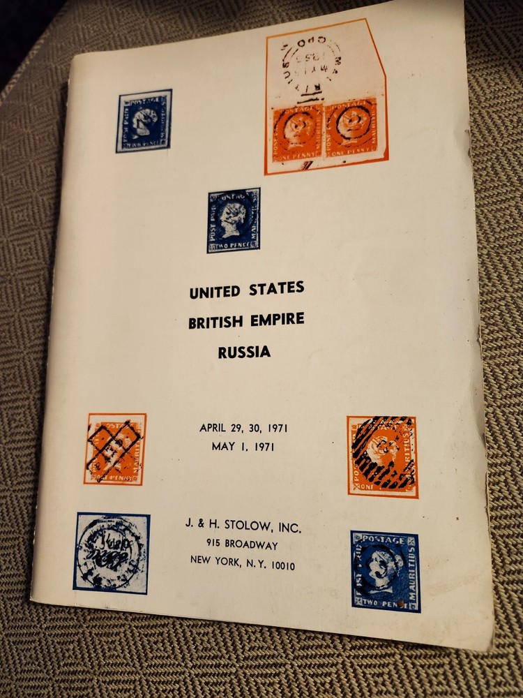 Book Catalog Postage stamps of the USA British Empire & Russia