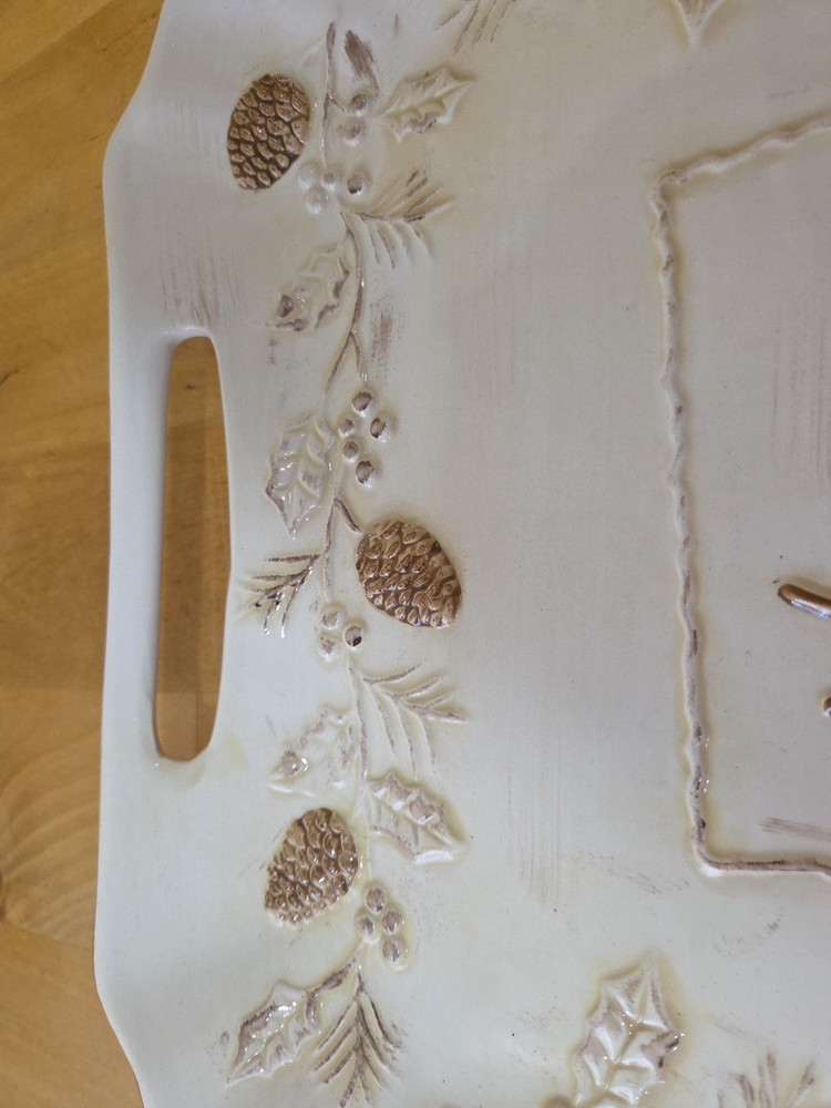 Pinecone Large Handled Tray by CKAO