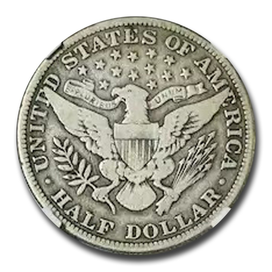 1915 Barber Half Dollar Fine-12 NGC