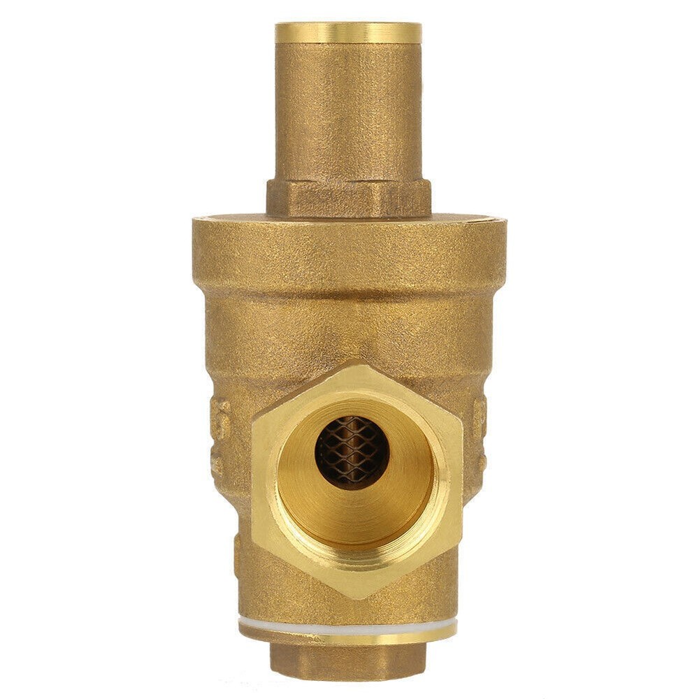 1pc Brass Adjustable Water Pressure Reducing Regulator Valve Thread DN15 1/2"