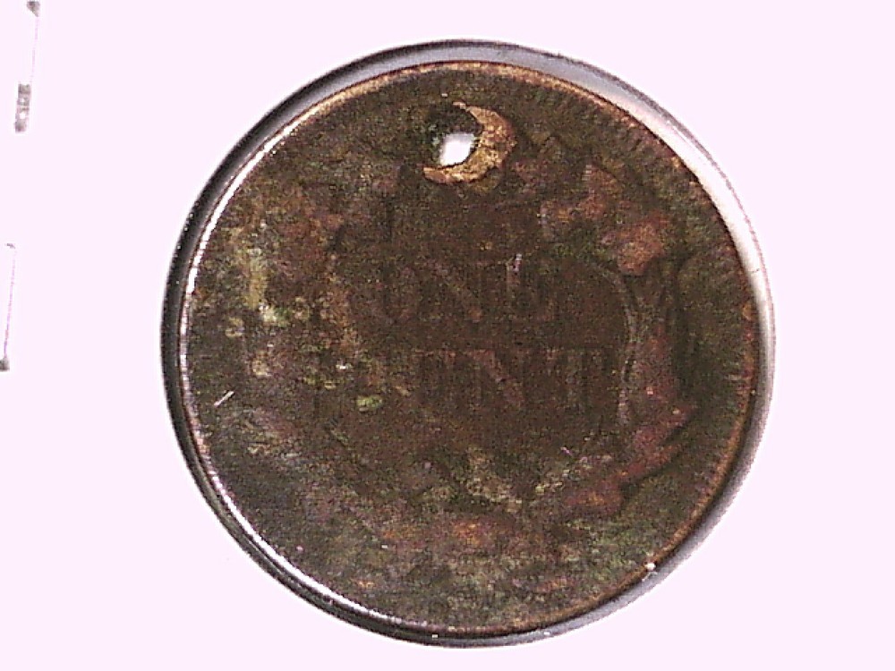 1857 Flying Eagle Cent Genuine Raw Ungraded 01339