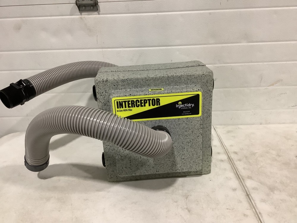 Injectidry Interceptor Hepa Filter ,Hoses Attached to Unit (INF01)