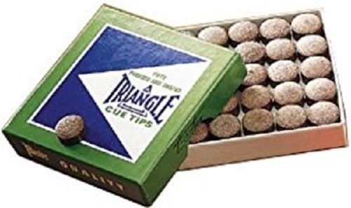 TRIANGLE TEN TIPS "MED-HARD" CUE TIPS 14MM