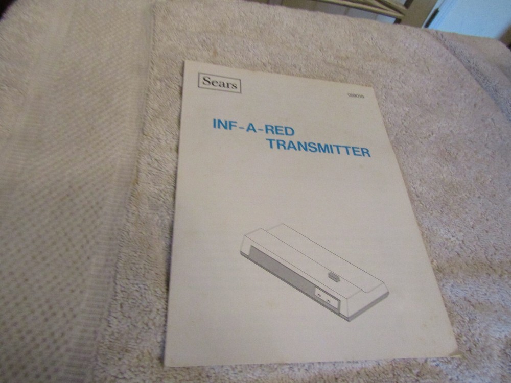 Vintage Sears Infared Wireless Transmitter & Microphone Communication Device NOS