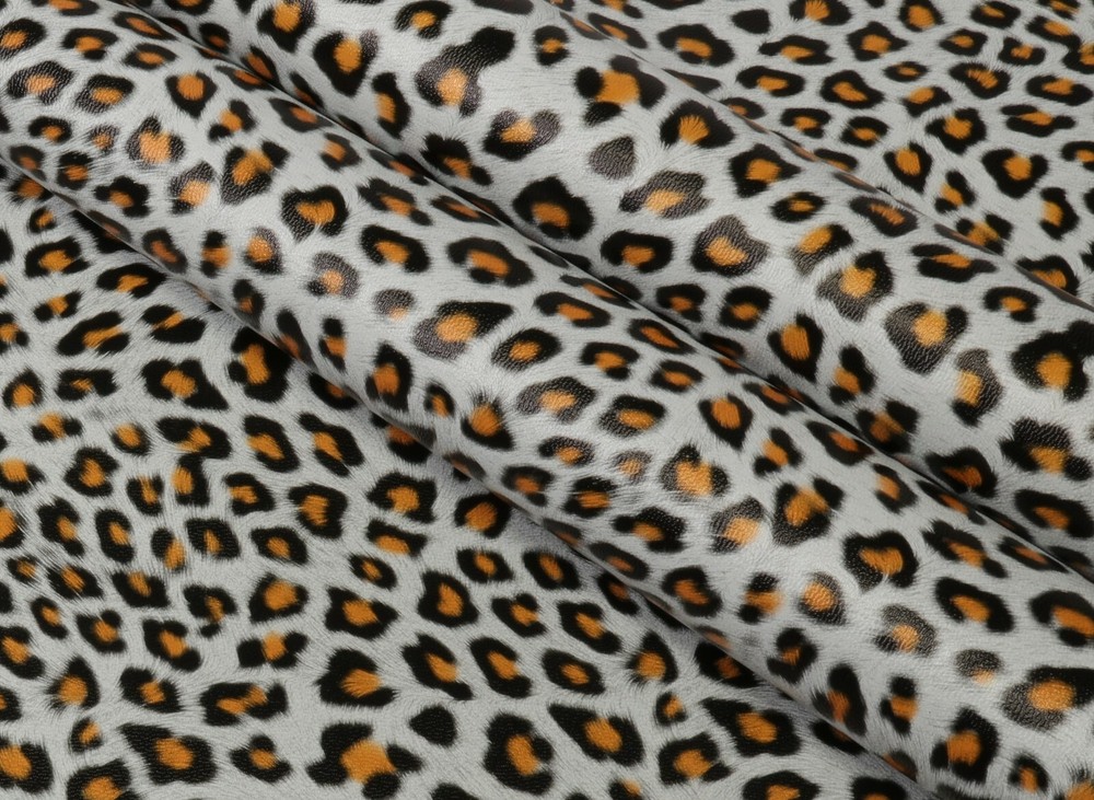 Leopard Lamb skin leather (100% Genuine Skin)