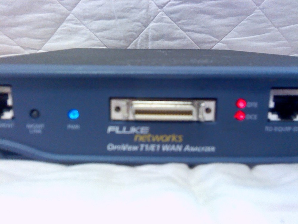 Fluke Networks OptiView T1/E1 WAN Network Analyzer DTE DCE