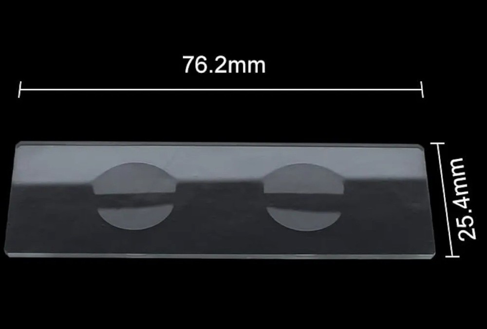 Sailing Boat Microscope Slides DOUBLE CONCAVE 50pcs 7104