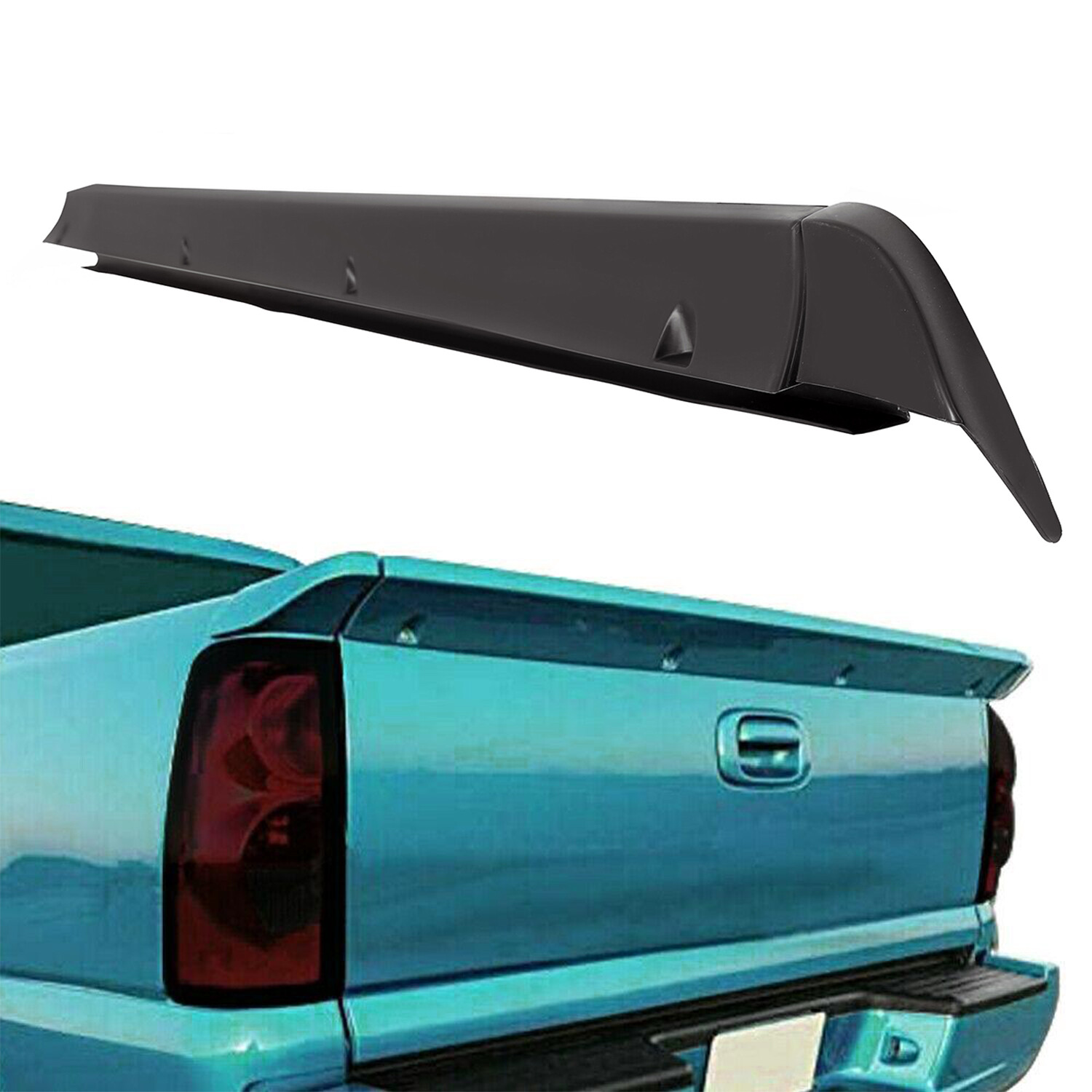 For 99-06 Chevy Silverado Tailgate Intimidator Rear Spoiler Wing SS Polyurethane