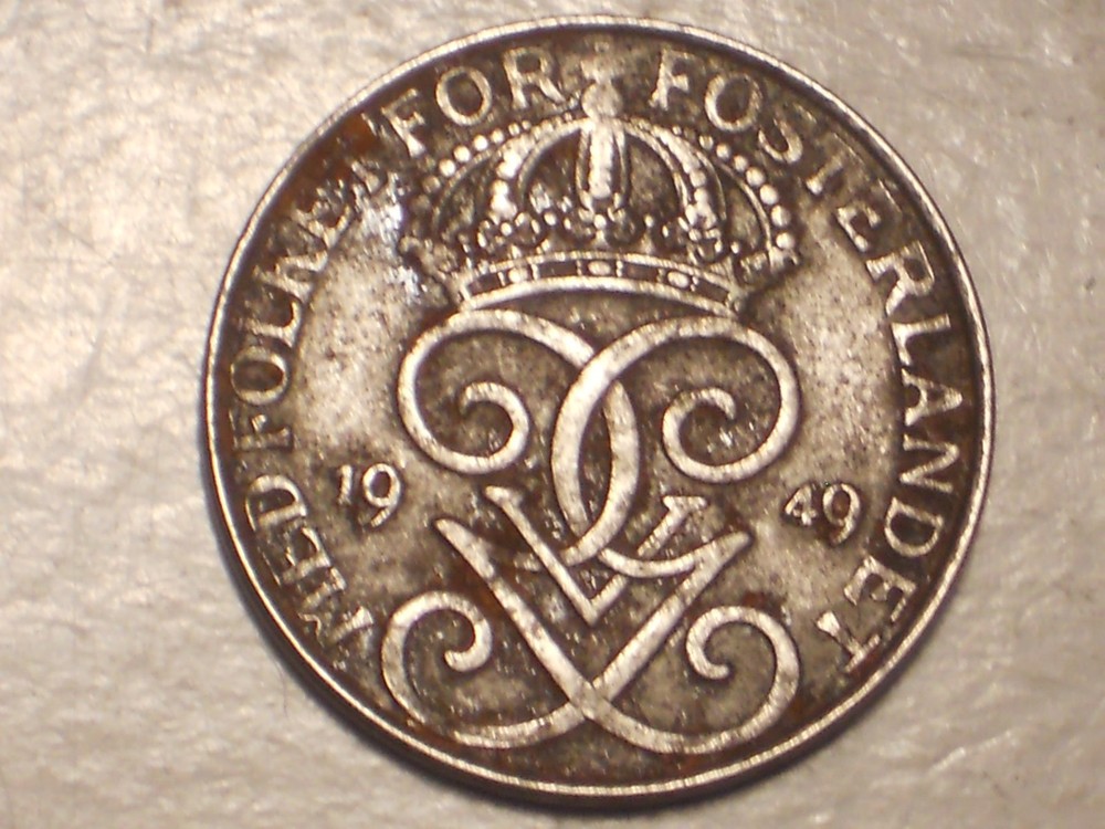 1949 Denmark 5 ORE (VF & Attractive)