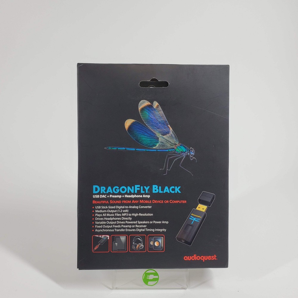 Dragonfly AudioQuest Preamp USB DAC / Headphone Amp DRAGONFLYBLK