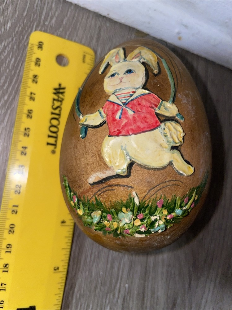 Large Wooden Egg Medium 4"