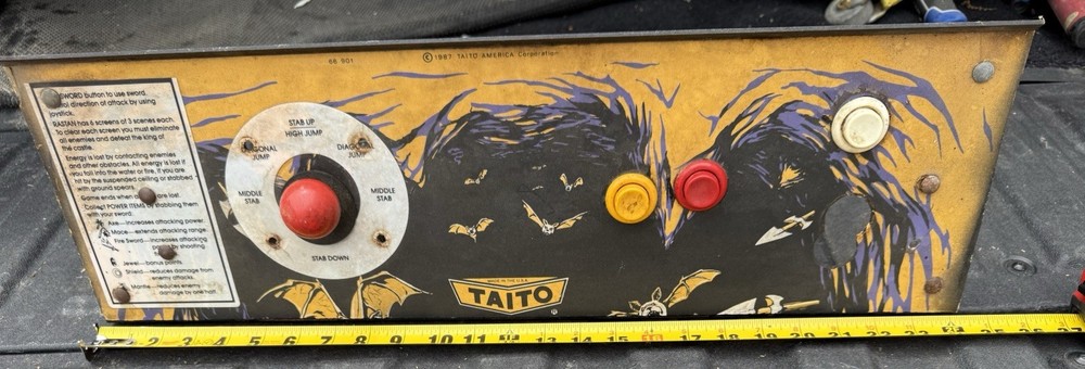 Tatio “RASTAN” Joystick & Buttons Metal Control Panel