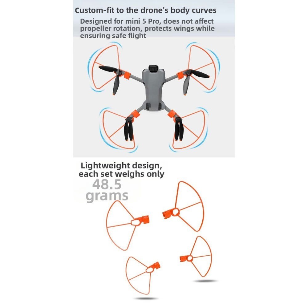 Quick Release Propeller Guard Lightweight Design for DJI  for MINI 5Pro