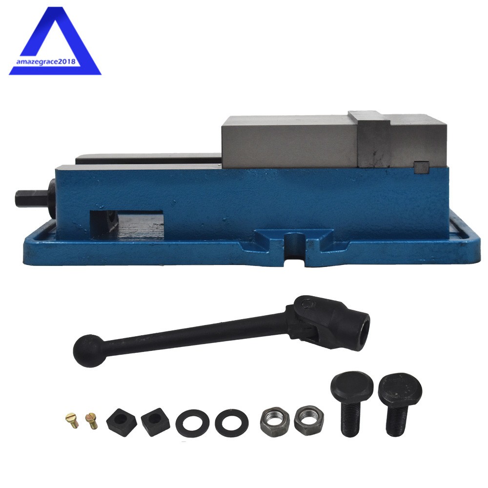 4" Lockdown CNC Milling Machine Bench Vise Clamping Vice Precision Without Base