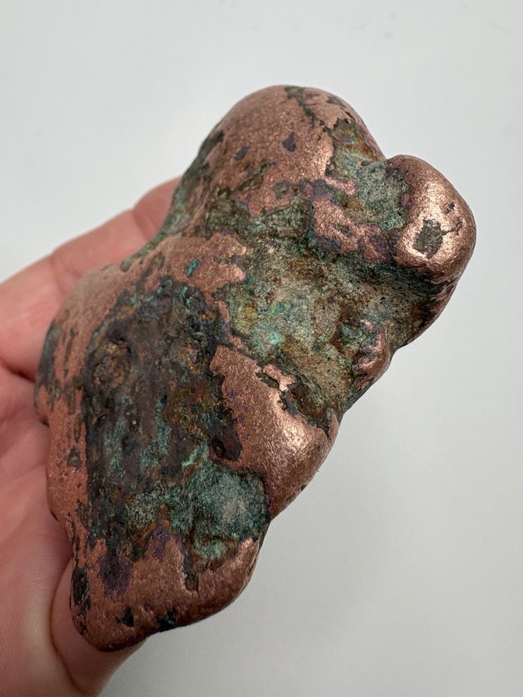 Pure Solid Native Michigan Float Copper Mineral Display Specimen Upper Peninsula