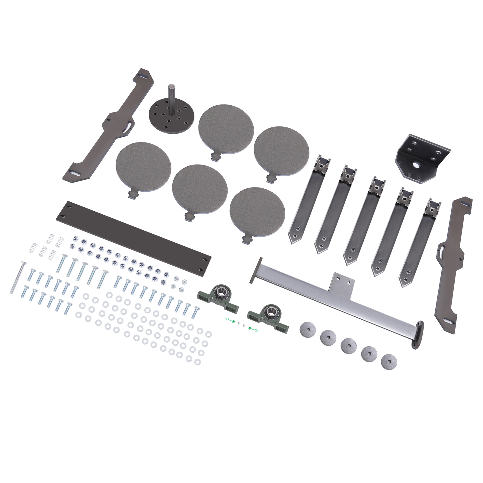 Portable Metal Reactive Steel Shooting Target - 8in Paddles “No Weld”