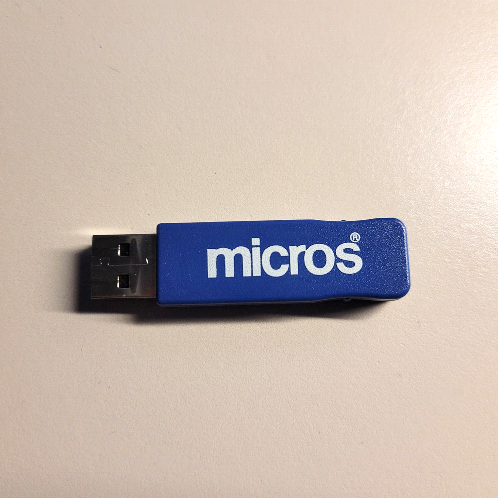 MICROS E7 SOFTWARE LICENSE KEY 100074-279 = USB DONGLE