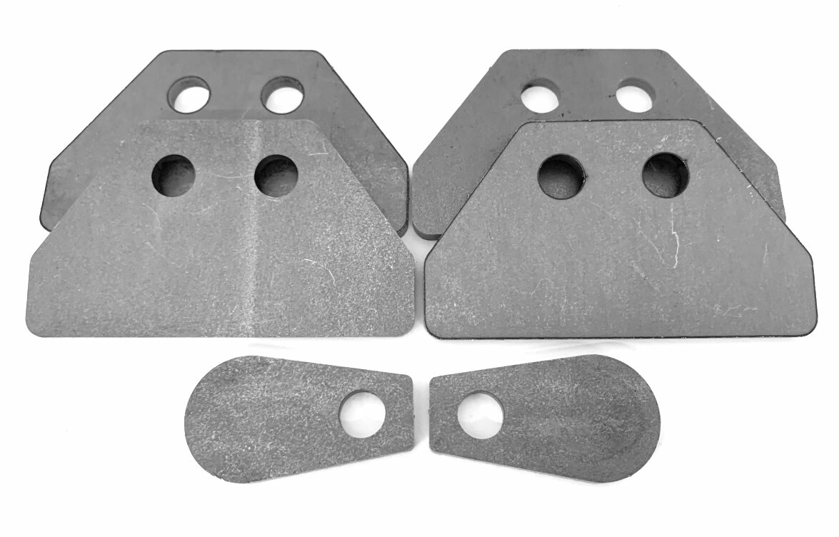 Tree Kicker / Nerf Bar Weld Plates Fits Polaris XP1000 / Turbo S Models 2 Seat