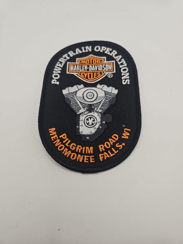 Harley Davidson Patch Powertrain Operations Pilgrim Rd Jacket Hat Vest Emblem