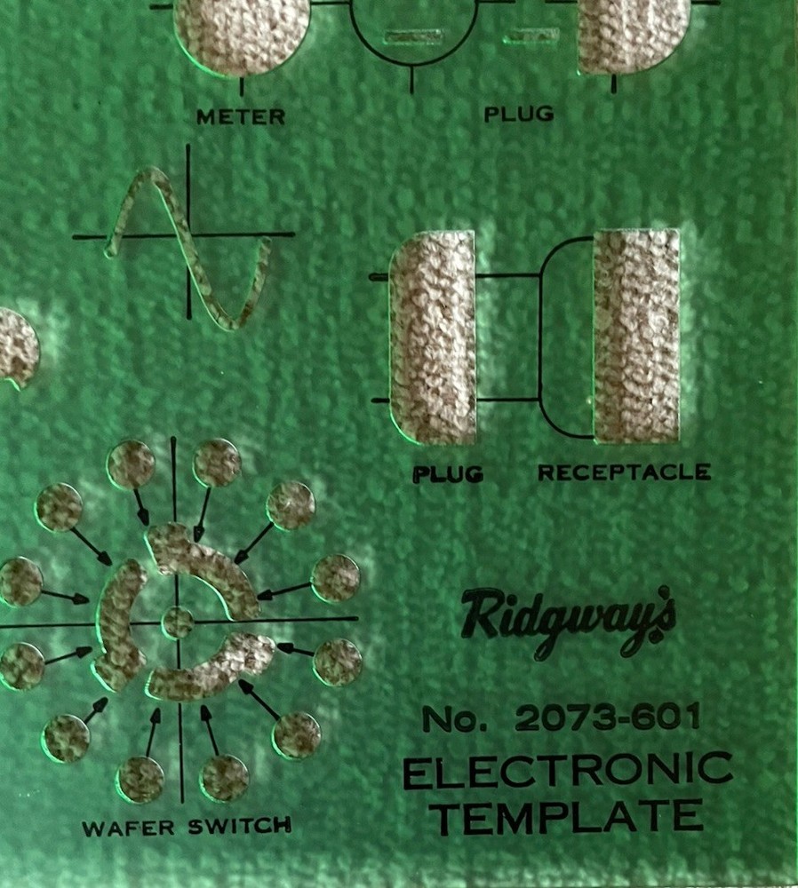 Ridgway's No. 2073-601 Electronic Template