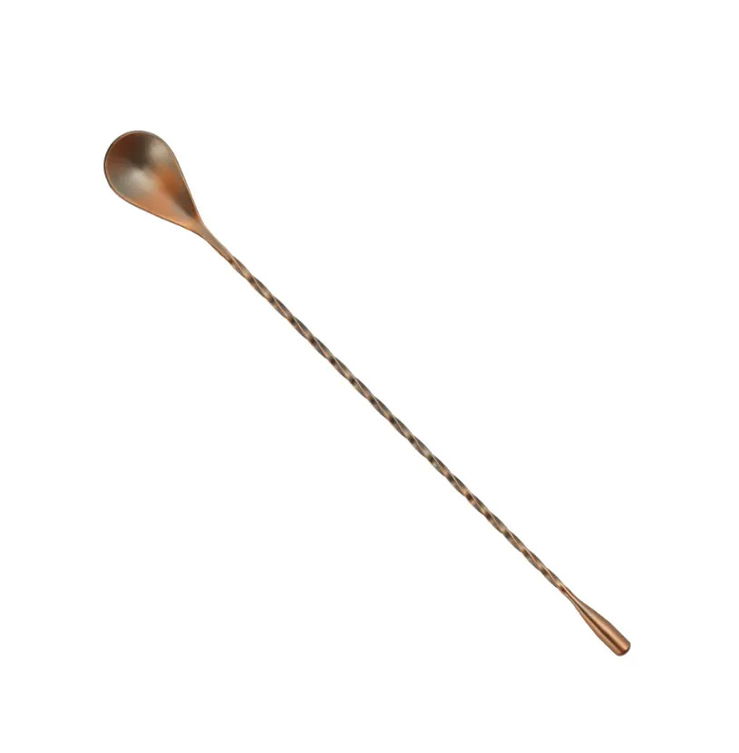 Winco BABS-12AC After 5 Antique Copper Finish 12" Bar Spoon