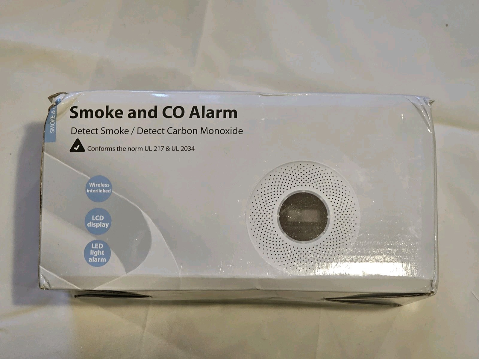 6 Pack Upgraded Interlinked Smoke Carbon Monoxide Detector, Battery Powered