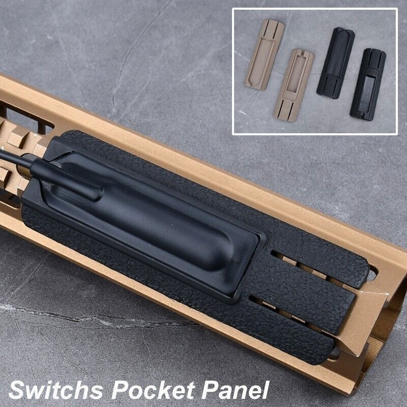 Flashlight PEQ Pressure Remote Switch Mount Plate Kit TD Scar Pocket Panel