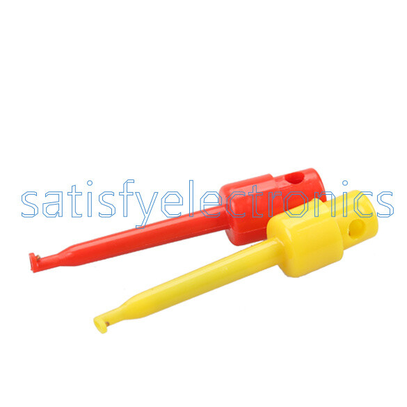 10pcs Large Size Round Single Hook Clip Test Probe for Electronic Testing