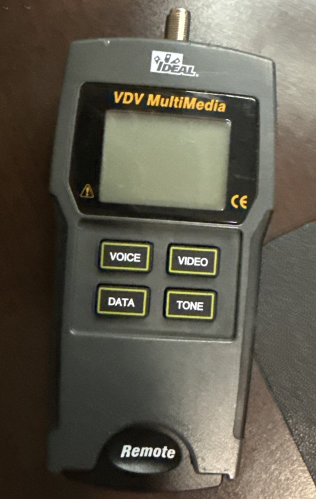 IDEAL 33-856 Multimedia Cable Tester 2NV58