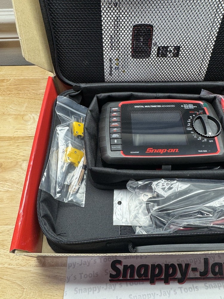 Snap-on Tools NEW Advanced Digital Multimeter Kit TRMS-APP EEDM596FK