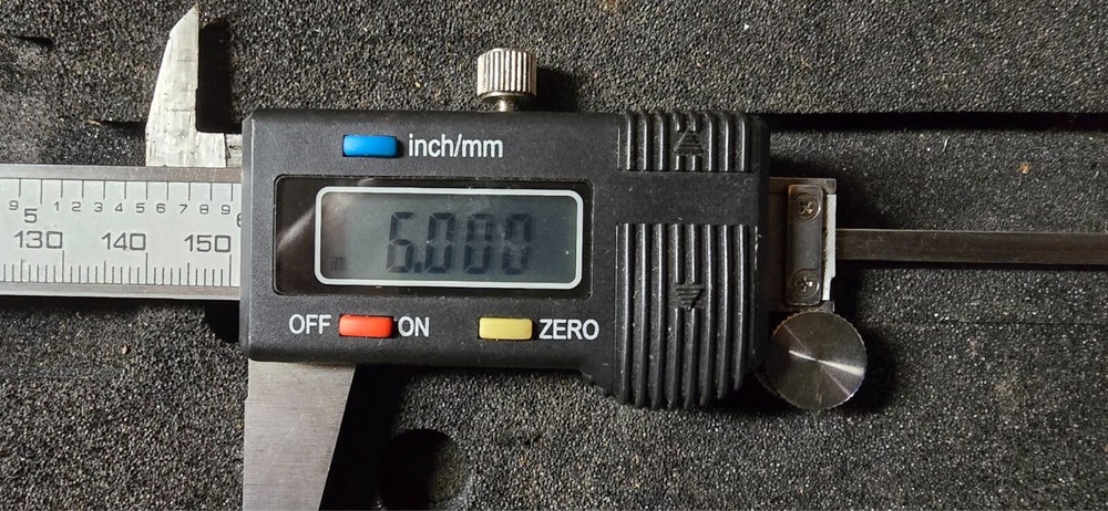 TTC Electronic Digital Caliper, 0 - 6" (0 - 150mm) Range