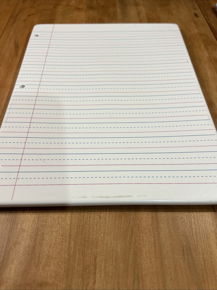 Fishs Eddy Notebook Lined Paper Ceramic Trivet