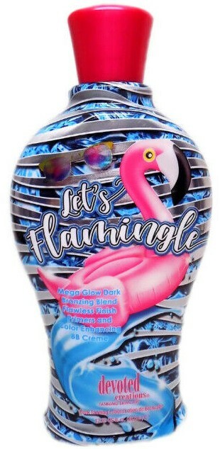 Devoted Creations LET'S FLAMINGLE Dark Bronzing Tanning Lotion Blend - 12.25 oz.