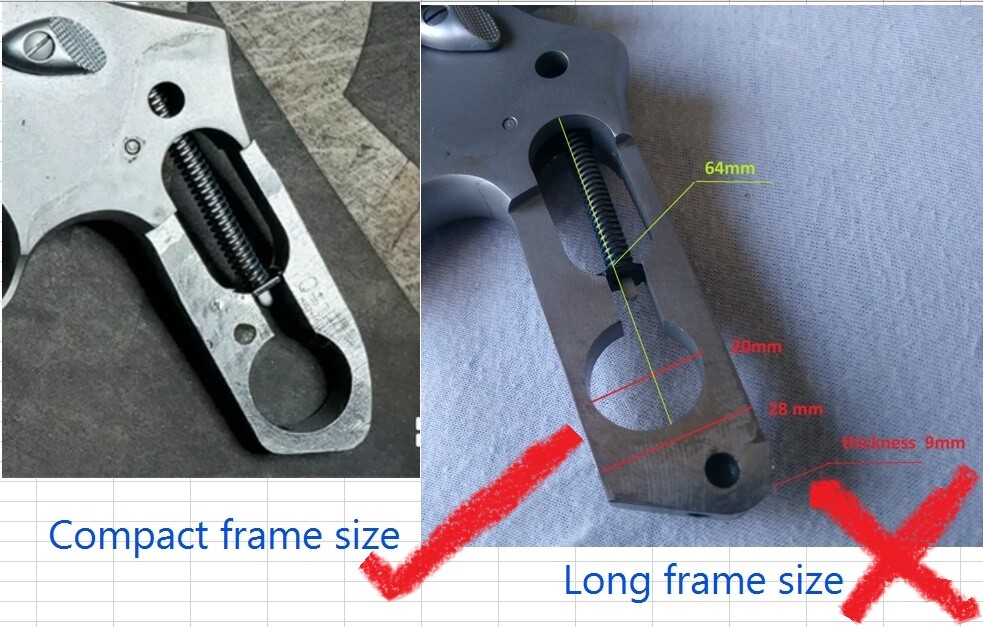 Target Grips For Taurus TRACKER/JUDGE 17 44 627 692 Rough/Checker Two tone wood